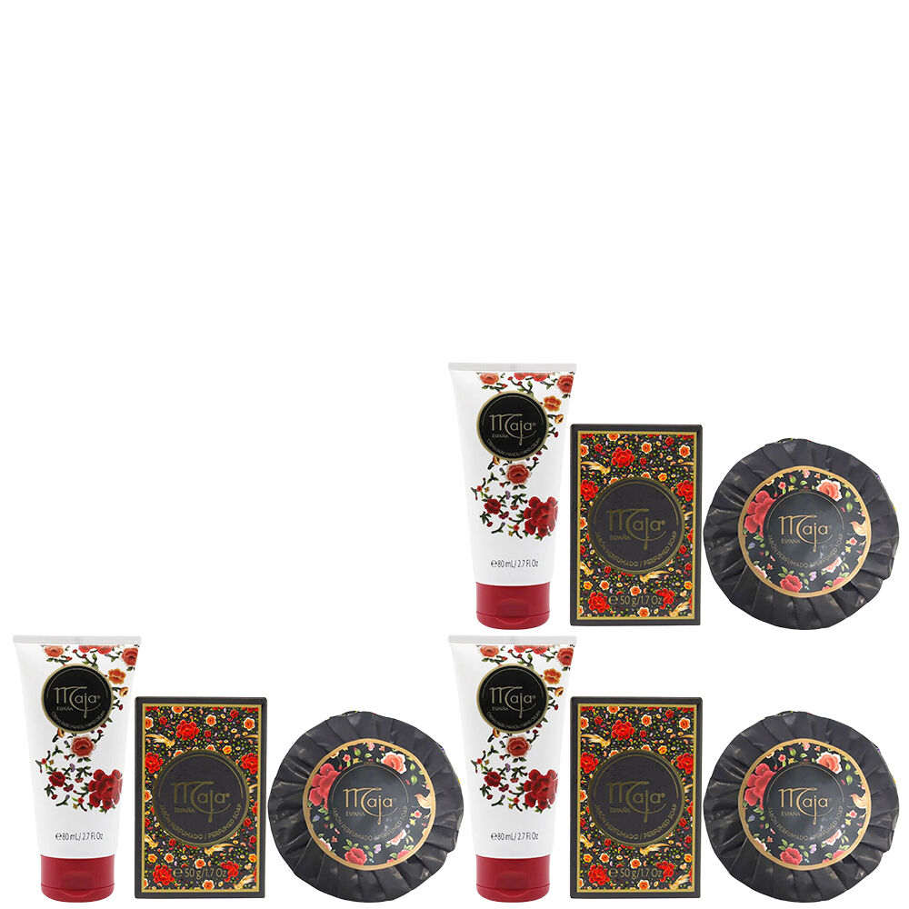 Maja Hand Cream 80ml Hand Soap 50g Round Soap 100g Bundle Pack of 3 ...