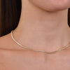 Culturesse Lucille Gold Filled Diamante Necklace / Choker