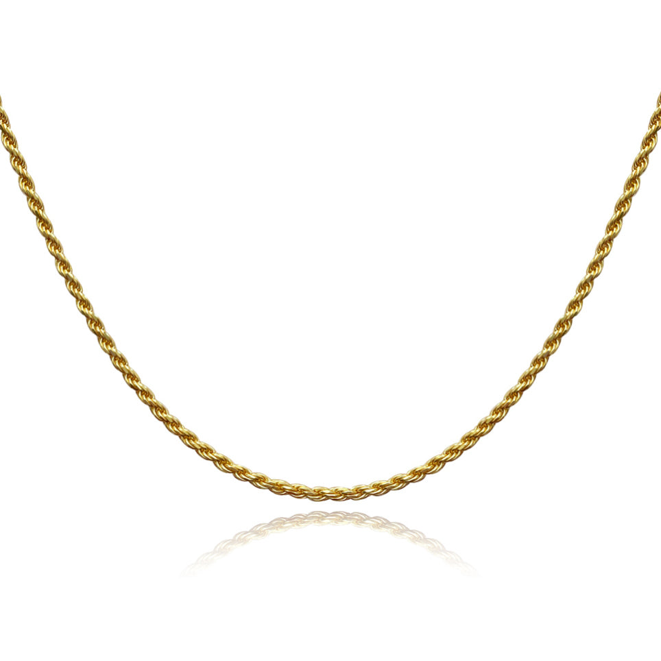 Culturesse Mylene Gold Vermeil Twisted Necklace