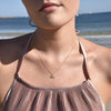 Culturesse Aquarius Diamante Pendant Necklace (Gold)