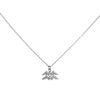 Culturesse Aquarius Diamante Pendant Necklace (Silver)