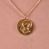 Culturesse She Is Aries Artisan 24K Gold Zodiac Pendant Necklace