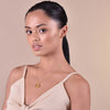 Culturesse She Is Aries Artisan 24K Gold Zodiac Pendant Necklace