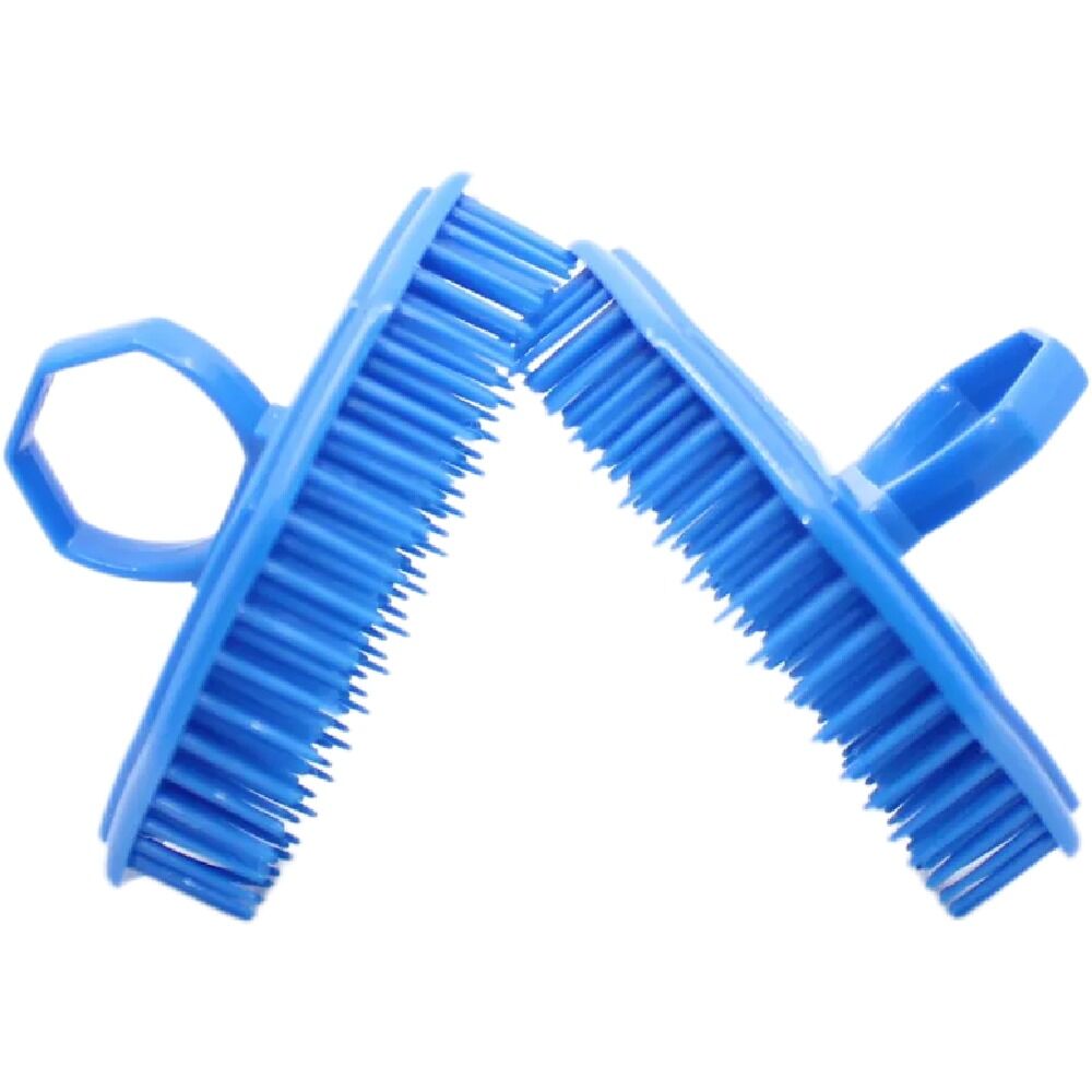 NuBrush Dark Blue Scalp Massage Comb Beard Dandruff Remover Australian Made