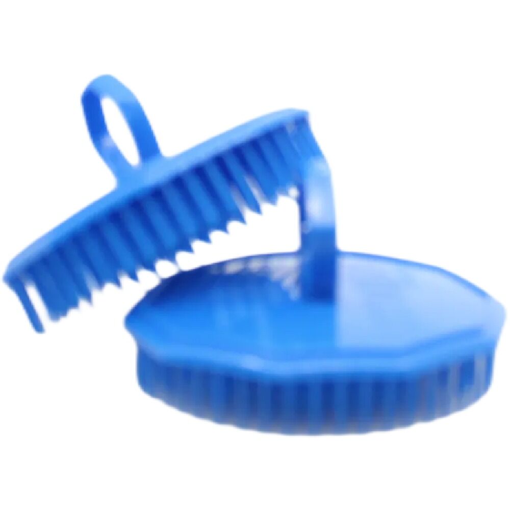 NuBrush Dark Blue Scalp Massage Comb Beard Dandruff Remover Australian Made
