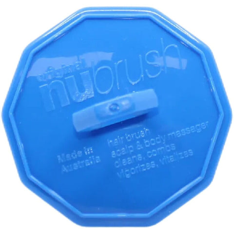 NuBrush Dark Blue Scalp Massage Comb Beard Dandruff Remover Australian Made