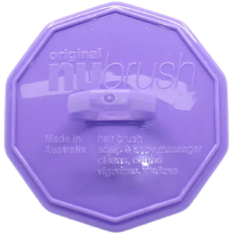 NuBrush Hair Beard Scalp Comb Dandruff Remover Purple Australian Made