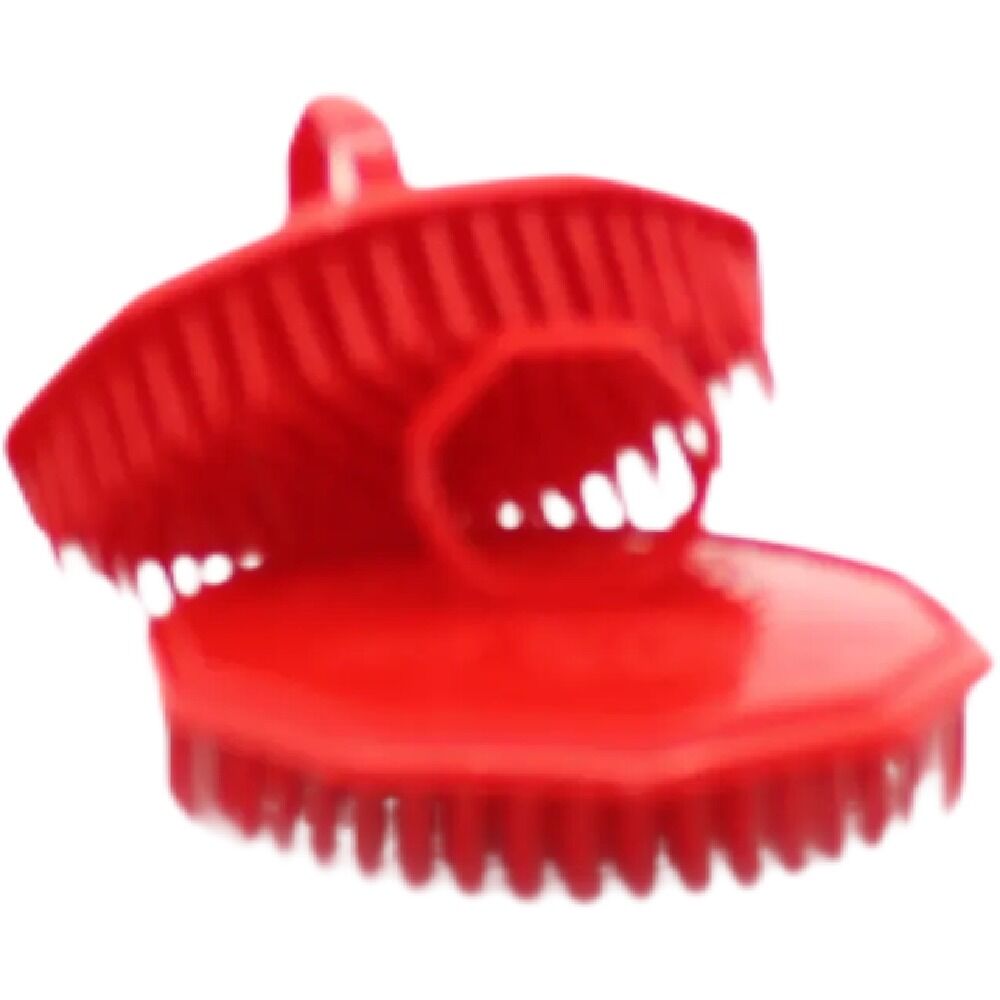 NuBrush Hair Beard Scalp Comb Dandruff Remover Massager Red Australian Made