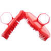 NuBrush Hair Beard Scalp Comb Dandruff Remover Massager Red Australian Made