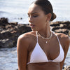 Culturesse Eliora Beaded Freshwater Pearl Pendant Necklace