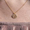Culturesse Cancer Diamante Pendant Necklace (Gold)