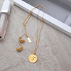 Culturesse She Is Capricorn Artisan 24K Gold Zodiac Pendant Necklace