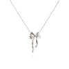 Culturesse Osmonde Artisan Solid Bow Pendant Necklace