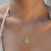 Culturesse Everyday Zen Pendant Necklace (Gold)
