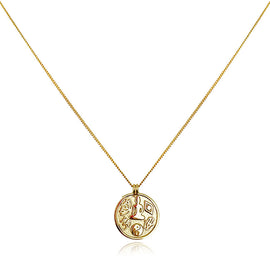Culturesse Everyday Zen Pendant Necklace (Gold)
