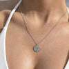 Culturesse Everyday Zen Pendant Necklace (Silver)