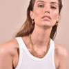 Culturesse Dominique Layered Gold Chain Necklace