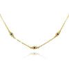 Culturesse Birdie Evil Eye Necklace / Choker (Gold)