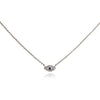 Culturesse Mridu Fine Evil Eye Pendant Necklace (Silver)