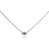 Culturesse Mridu Fine Evil Eye Pendant Necklace (Silver)