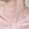 Culturesse Brianna Fine Gold Bead Necklace
