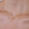 Culturesse Flavia Fine Gold Heart Pendant Necklace