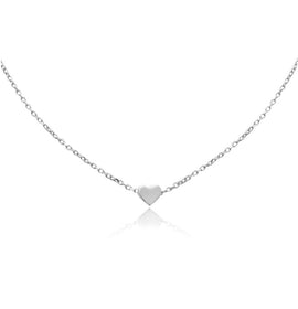 Culturesse Ida Fine Silver Heart Pendant Necklace