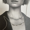 Culturesse Cesca Fine Silver Bar Pendant Necklace