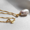 Culturesse Nova 18K Freshwater Pearl Pendant Necklace