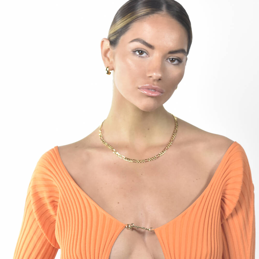 Culturesse Billie Classic Gold Chain Necklace