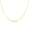 Culturesse Ainara Fine Snake Chain Necklace (Gold Filled)