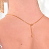 Culturesse Angele Fine Gold Spine Necklace