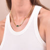 Culturesse Fara Dual Gold Chain Necklace / Choker