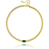 Culturesse Fara Dual Gold Chain Necklace / Choker