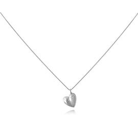 Culturesse Kindred Heart Pendant Necklace (Silver)
