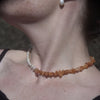 Culturesse Amoret Natural Agate Macadam Pearl Necklace