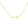 Culturesse Trine Cross Pendant Necklace (Gold)