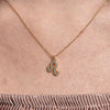 Culturesse Leo Diamante Pendant Necklace (Gold)