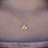 Culturesse Libra Diamante Pendant Necklace (Gold)