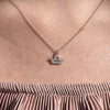 Culturesse Libra Diamante Pendant Necklace (Silver)