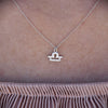 Culturesse Libra Diamante Pendant Necklace (Silver)