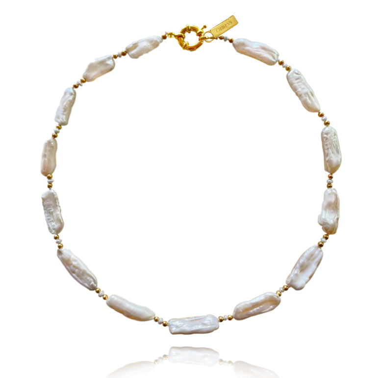 Culturesse Isis Baroque Pearl Necklace