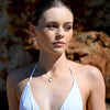 Culturesse Charme Mother of Pearl Heart Pendant Necklace (Gold Vermeil)