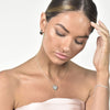 Culturesse Charme Mother of Pearl Heart Pendant Necklace (Silver)