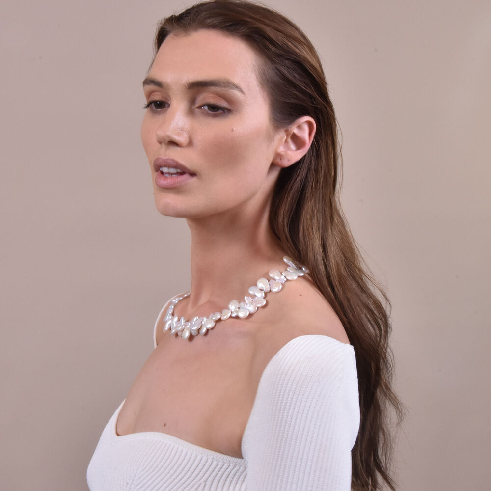 Culturesse Audriana Luxury Baroque Pearl Necklace