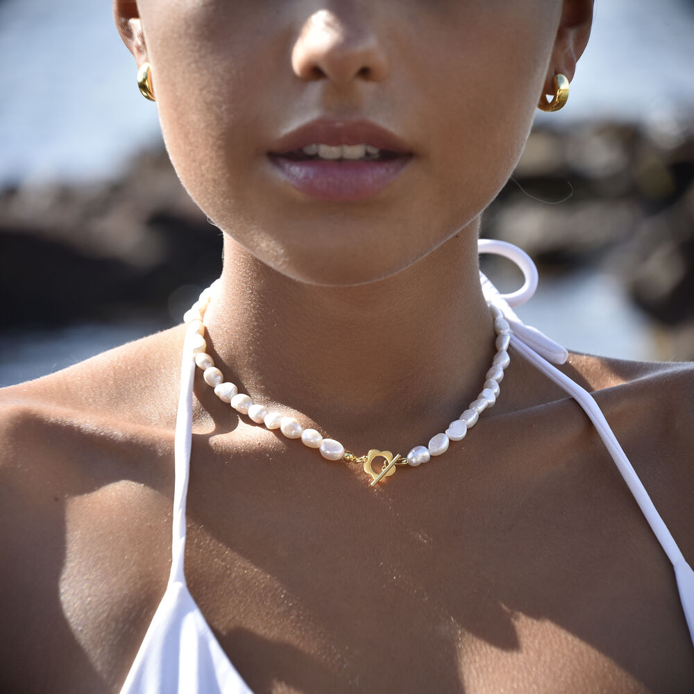 Culturesse Endless Summer Freshwater Pearl Necklace