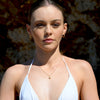 Culturesse Ziya Sculptural Pearl Pod Pendant Necklace (Gold Vermeil)