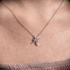 Culturesse Pisces Diamante Pendant Necklace (Silver)