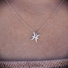 Culturesse Pisces Diamante Pendant Necklace (Silver)