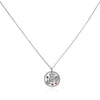 Culturesse Everyday Positivity Pendant Necklace (Silver)